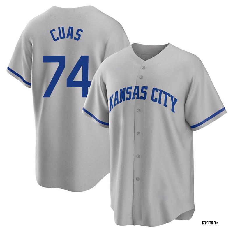 Gray Jose Cuas Men's Kansas City Royals 2022 Road Jersey - Replica Big Tall