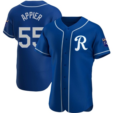 Royal Kevin Appier Men's Kansas City Royals Alternate Jersey - Authentic Big Tall